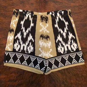 High Waisted Knit Shorts